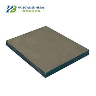 Plaque d'acier composite de titane
