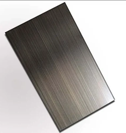 Black titanium stainless steel plate Black titanium stainless steel plate